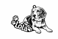 Signature Pet Portrait Tag