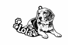 Signature Pet Portrait Tag